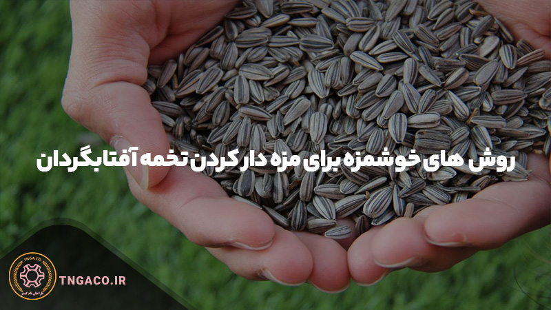 مزه دار کردن تخمه آفتابگردان