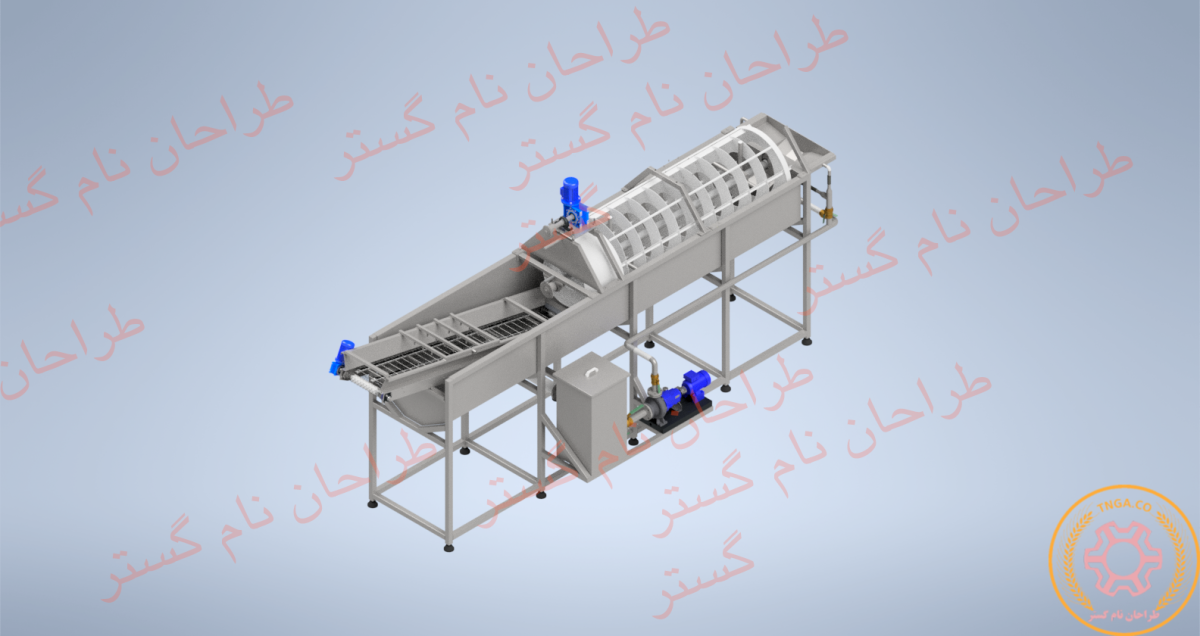 خط تولید 250 کیلوگرم در ساعت چیپس