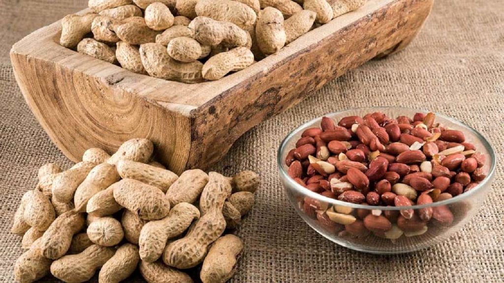 خط تولید بادام زمینی