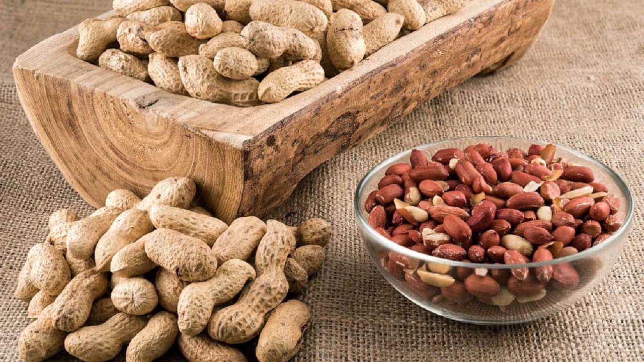 خط تولید بادام زمینی