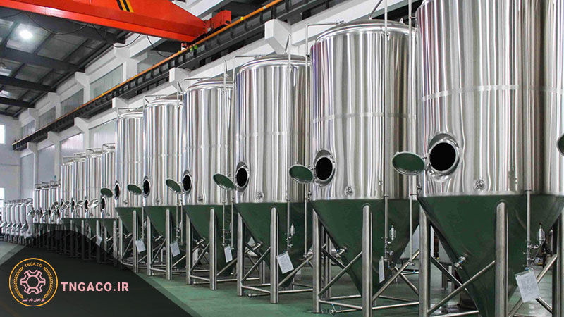 مخازن استیل برای طعم‌ زنی